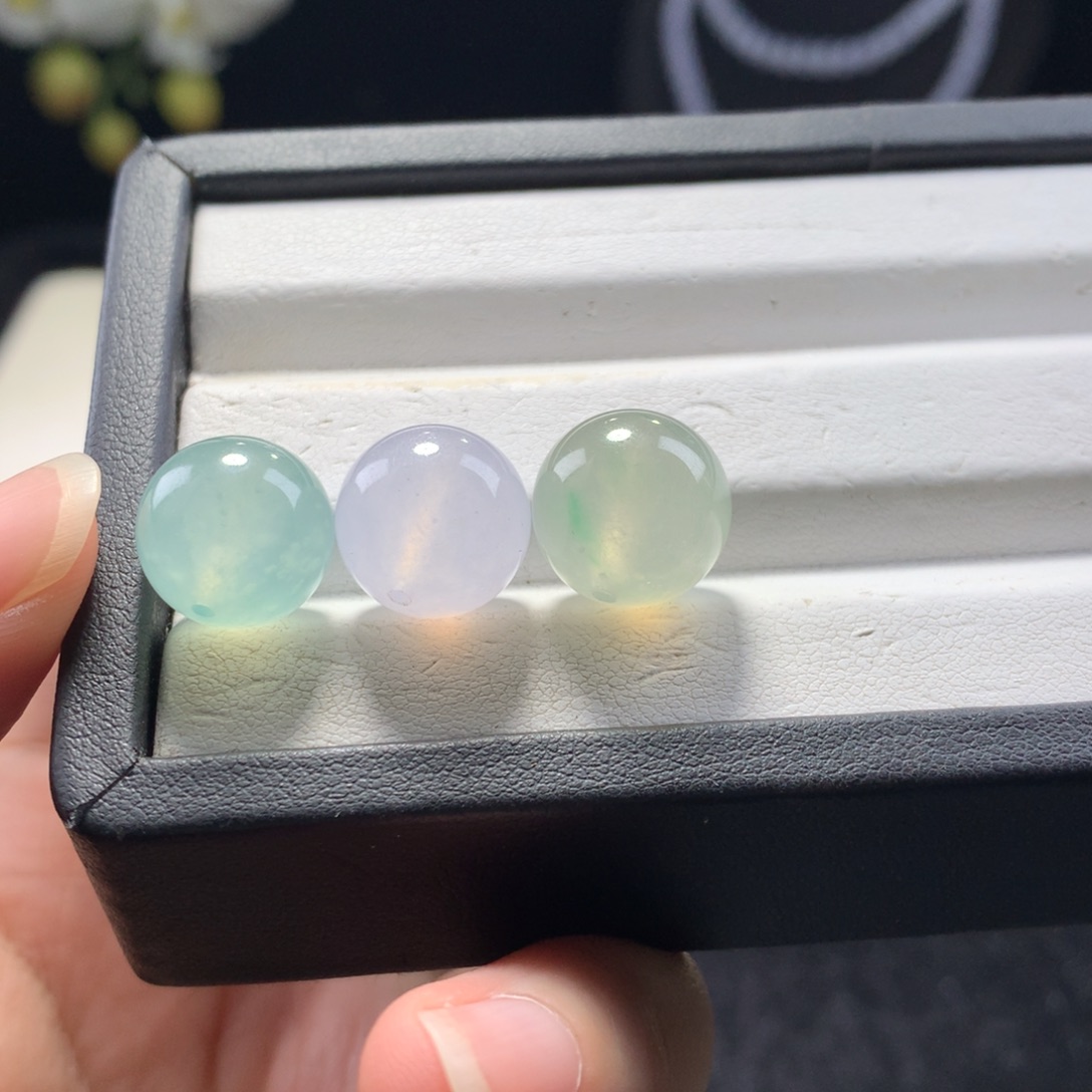 手串翡翠未镶嵌冰彩珠