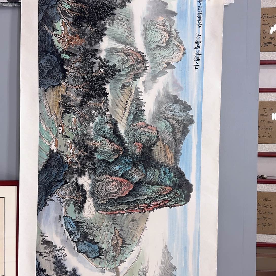 国画欲**止国画作品多次入选