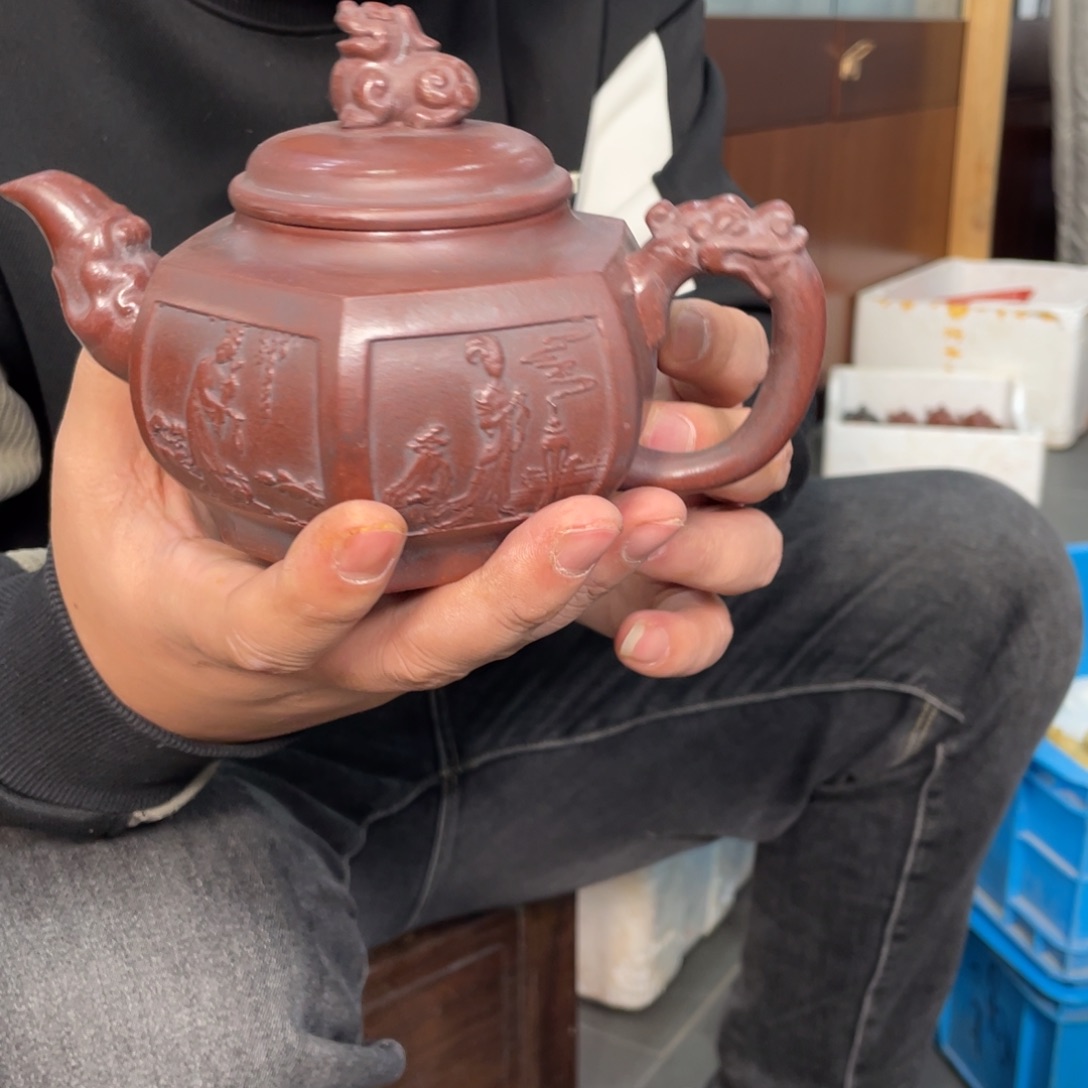 紫砂茶壶我不晓得咋