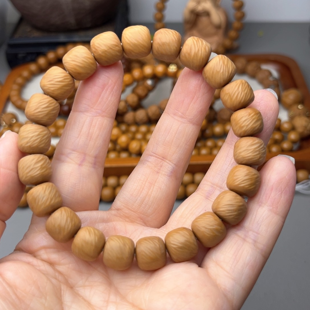 核桃手串/手链道珠云锦10
