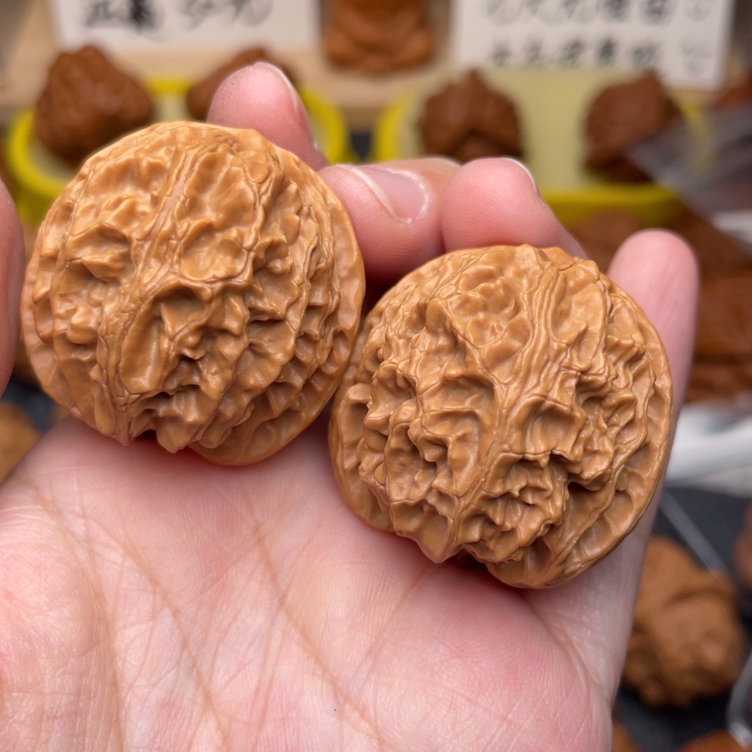 A***ღ文玩核桃把件苹果34