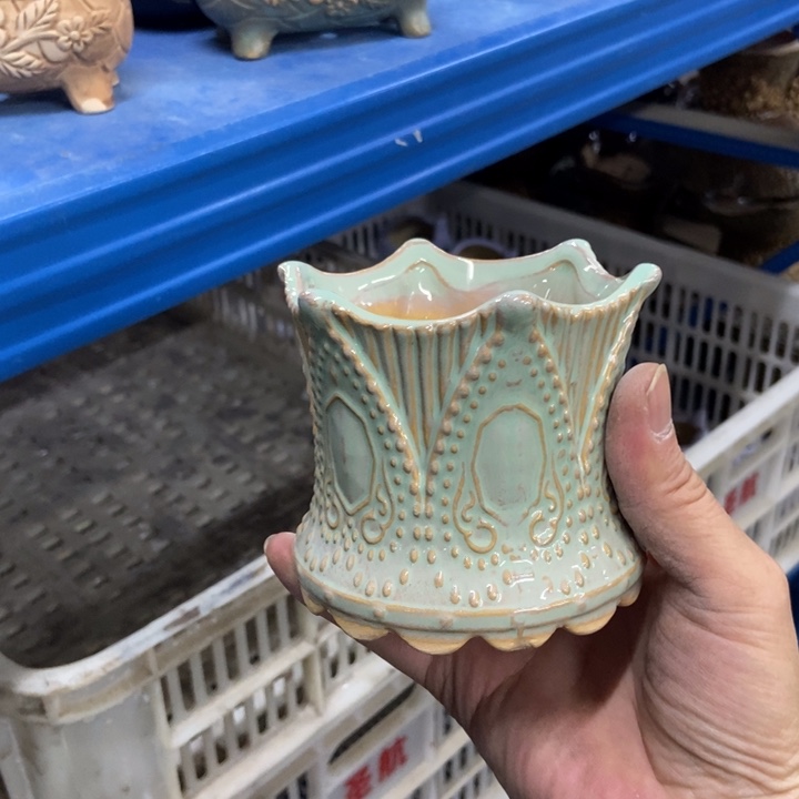 陶瓷花盆单场满9.9发9*9