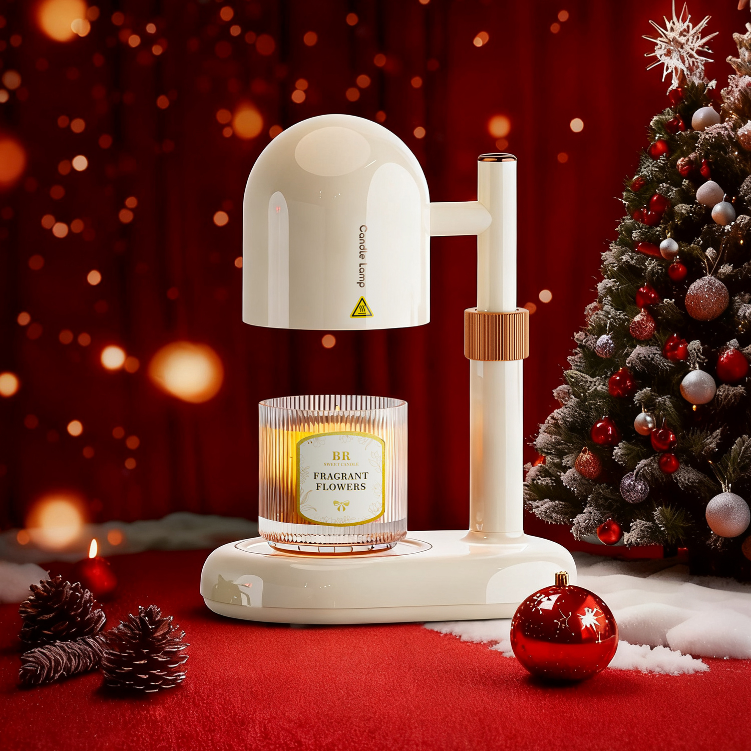 美丽未眠香薰灯无火融蜡灯创意礼品氛围灯香薰台灯摆件生日礼物