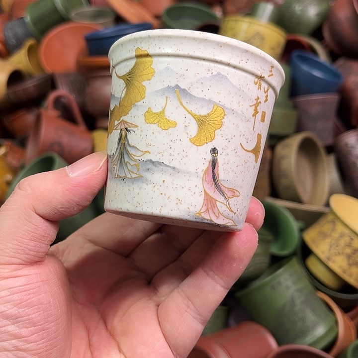 紫砂茶杯全手工紫砂主人杯