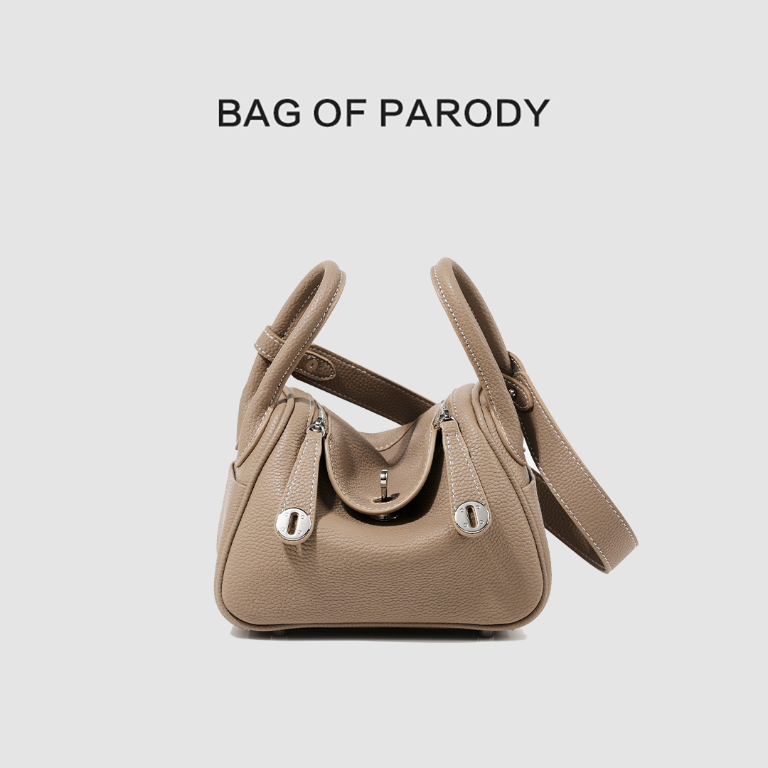 bag of parody包包女2025新款牛皮枕头包