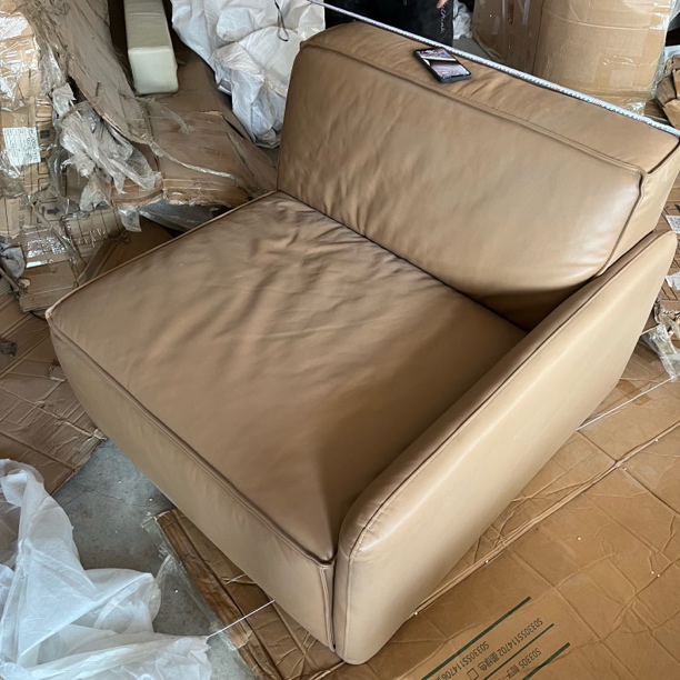 沙发单人位93×105皮瑕疵无售后木工5813