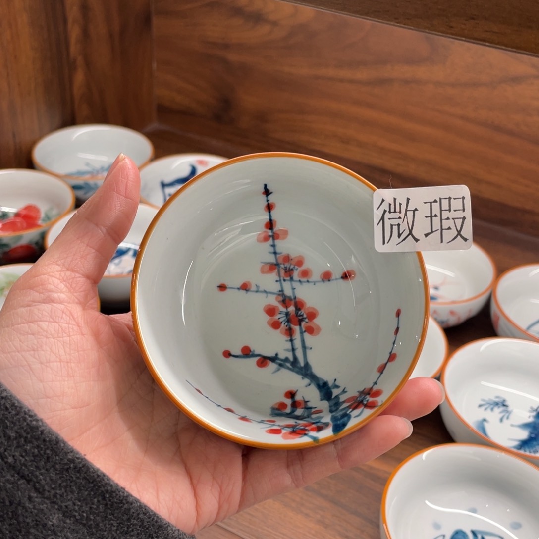 微瑕釉下彩纯手绘