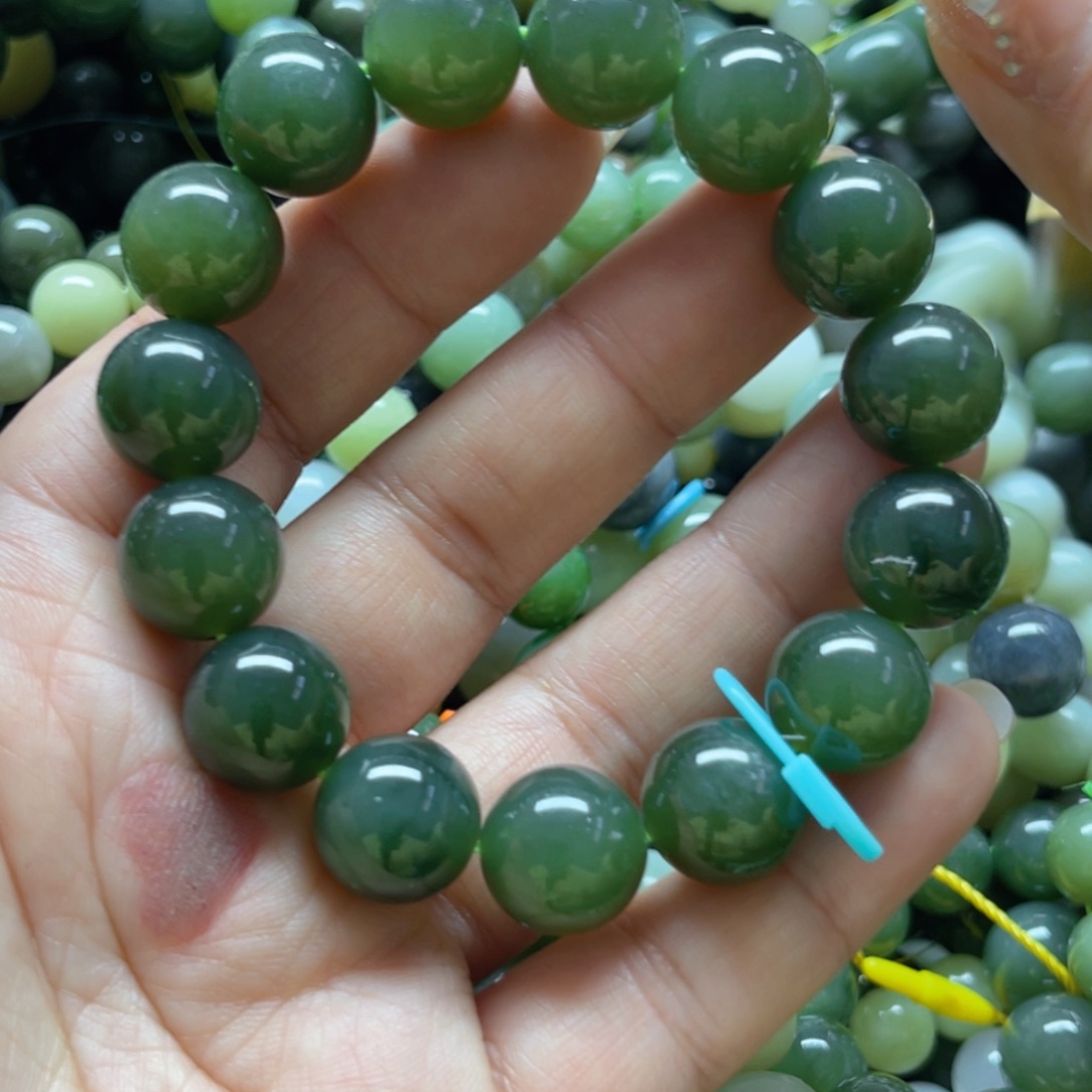 和田玉手链未镶嵌