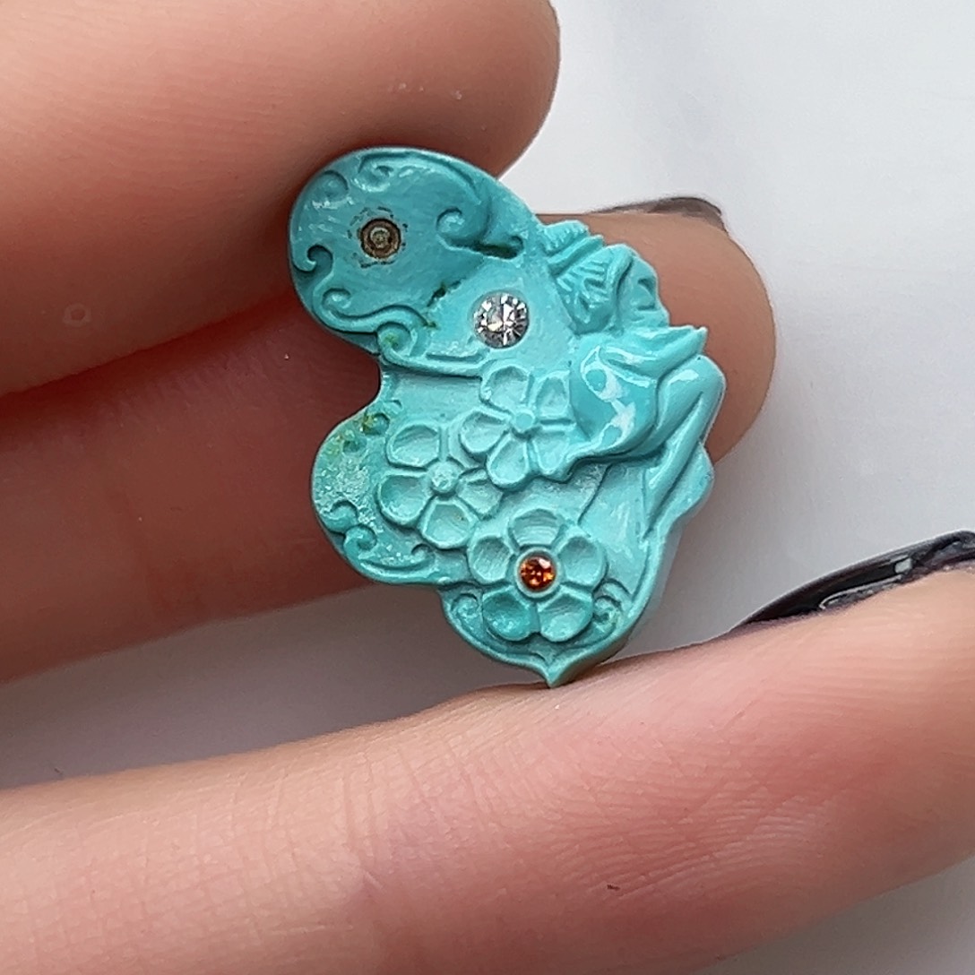 绿松石珠宝奇石未镶嵌