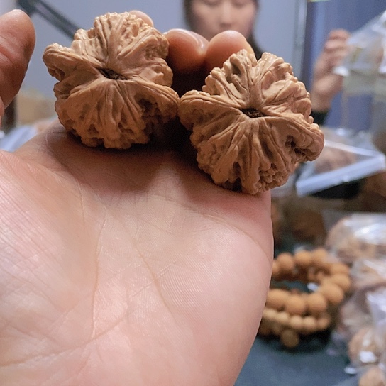 【闪购商品】把件文玩核桃41.5狮虎兽