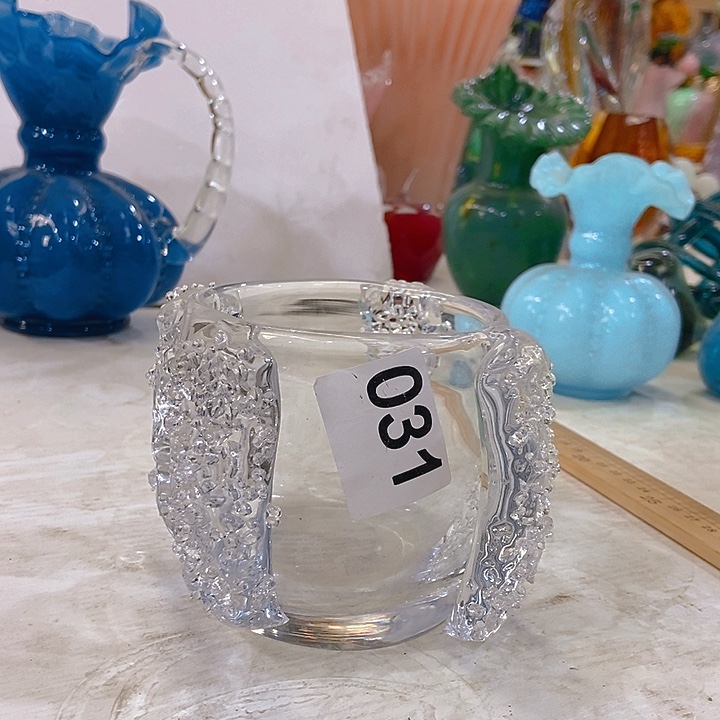 琉璃琉璃花瓶高9口9