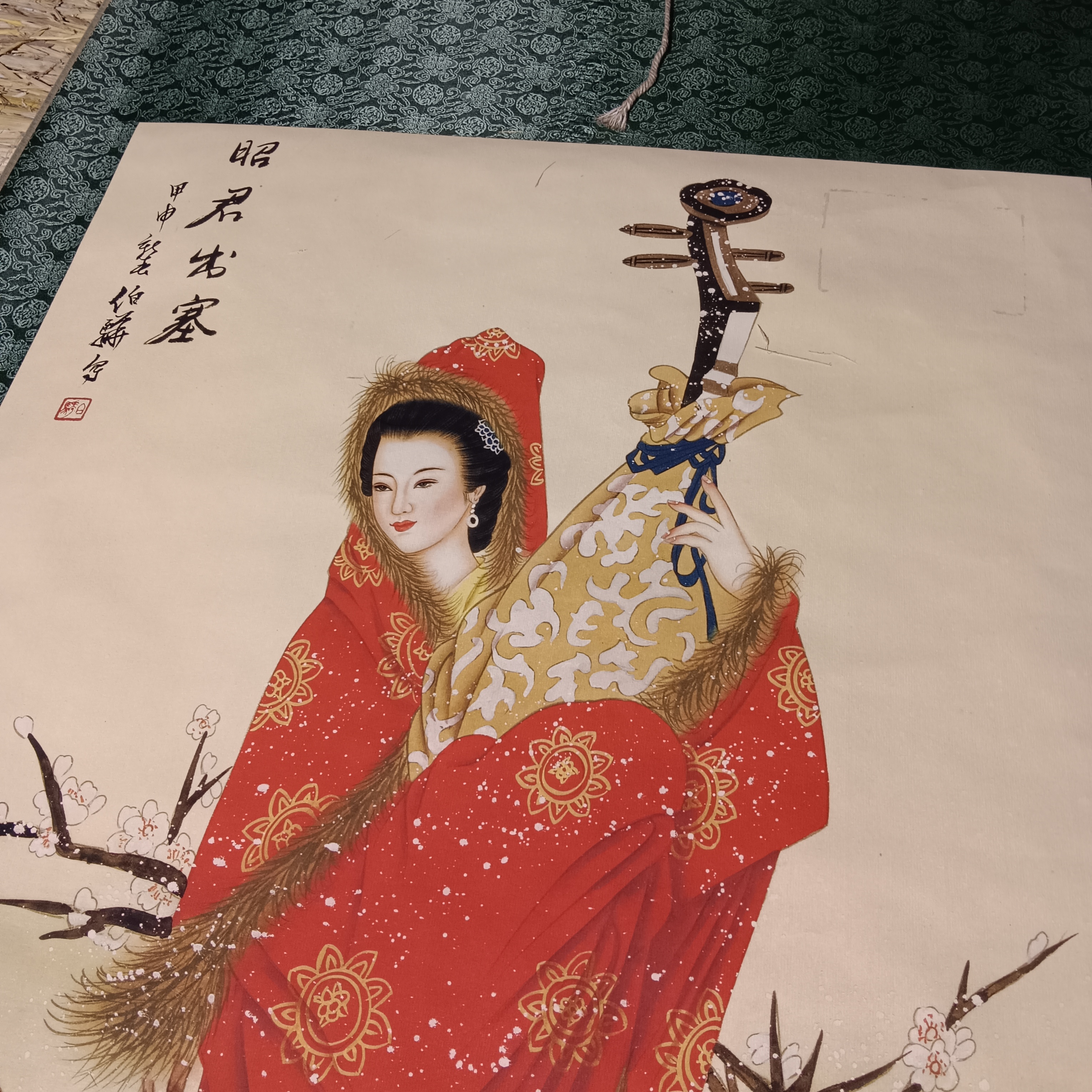家居饰品 外塞图高端大气国风复古风画001