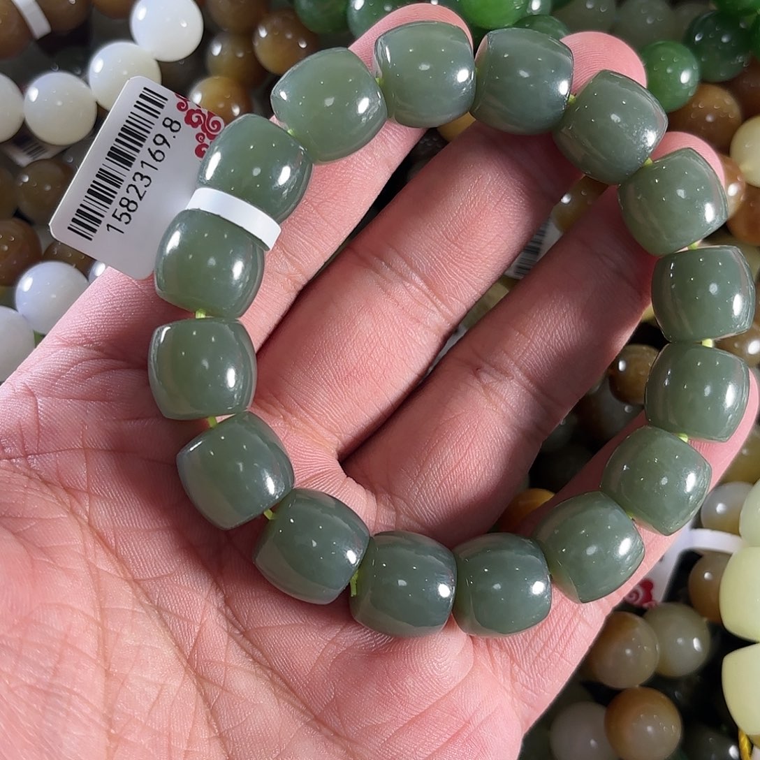 和田玉手链未镶嵌W155