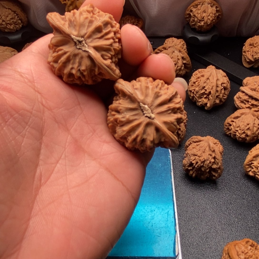 陈***安桃核吊坠宫灯狮子头