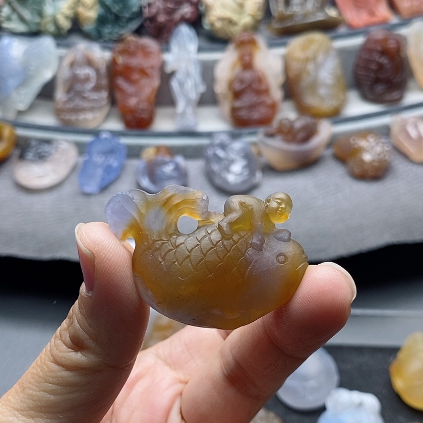 【闪购商品】未镶嵌吊坠定制玛瑙