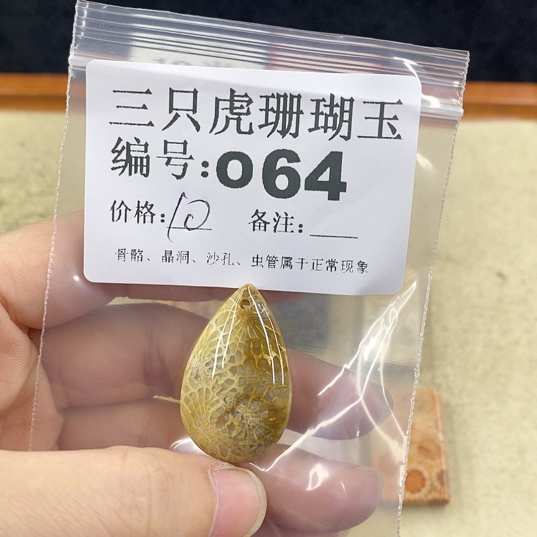 硅化珊瑚（珊瑚玉）1未镶嵌?***小