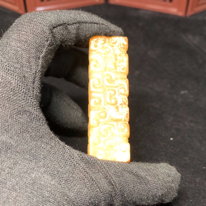 和田玉颈饰未镶嵌拂***尘
