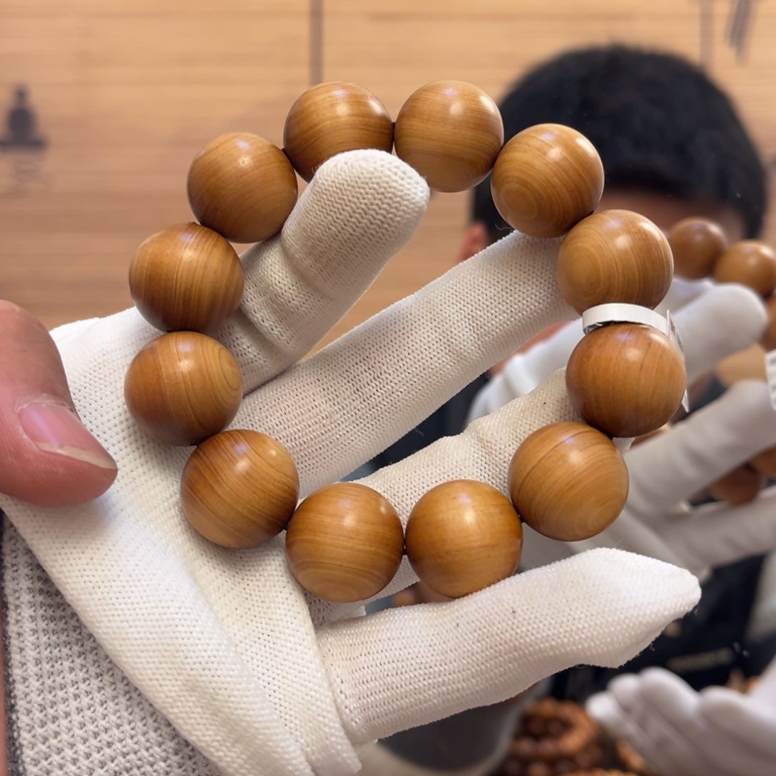 柏木（崖柏）手串/手链20顺纹板根香料甜香药香