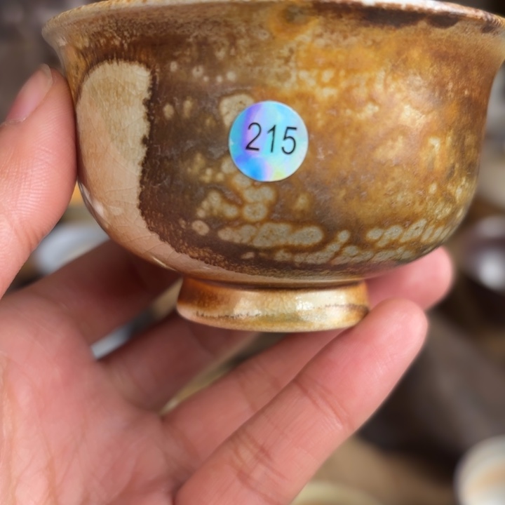 杯【瓷与故事】215#柴烧主人杯 微瑕福利 慎拍