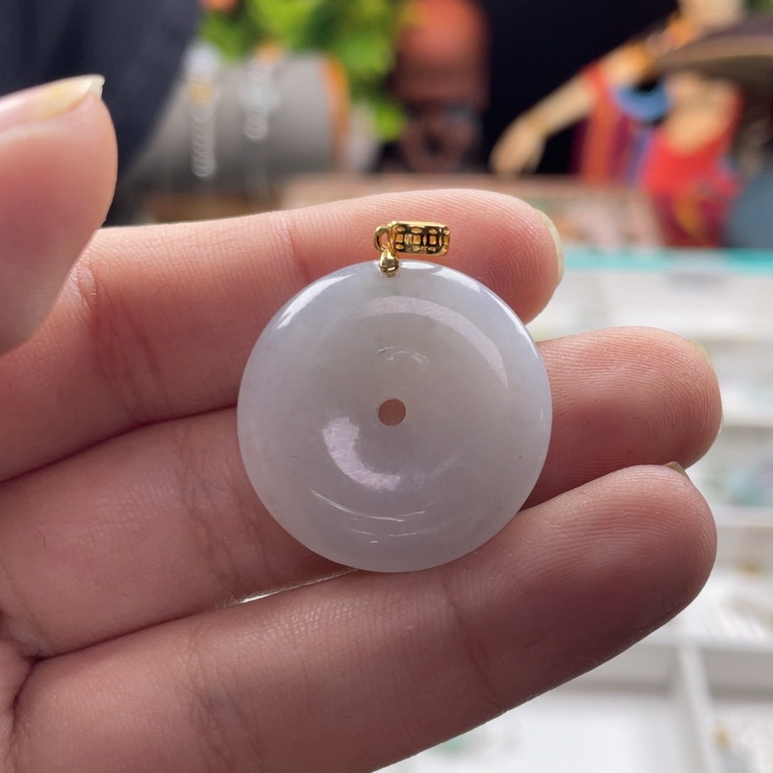 翡翠银S925镶嵌颈饰