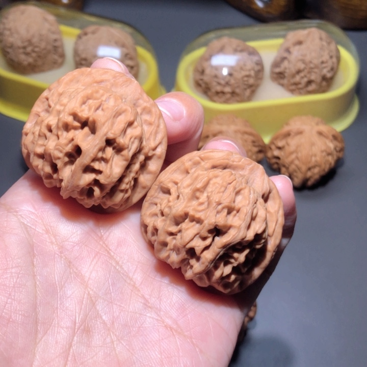 文玩核桃把件38.5天地