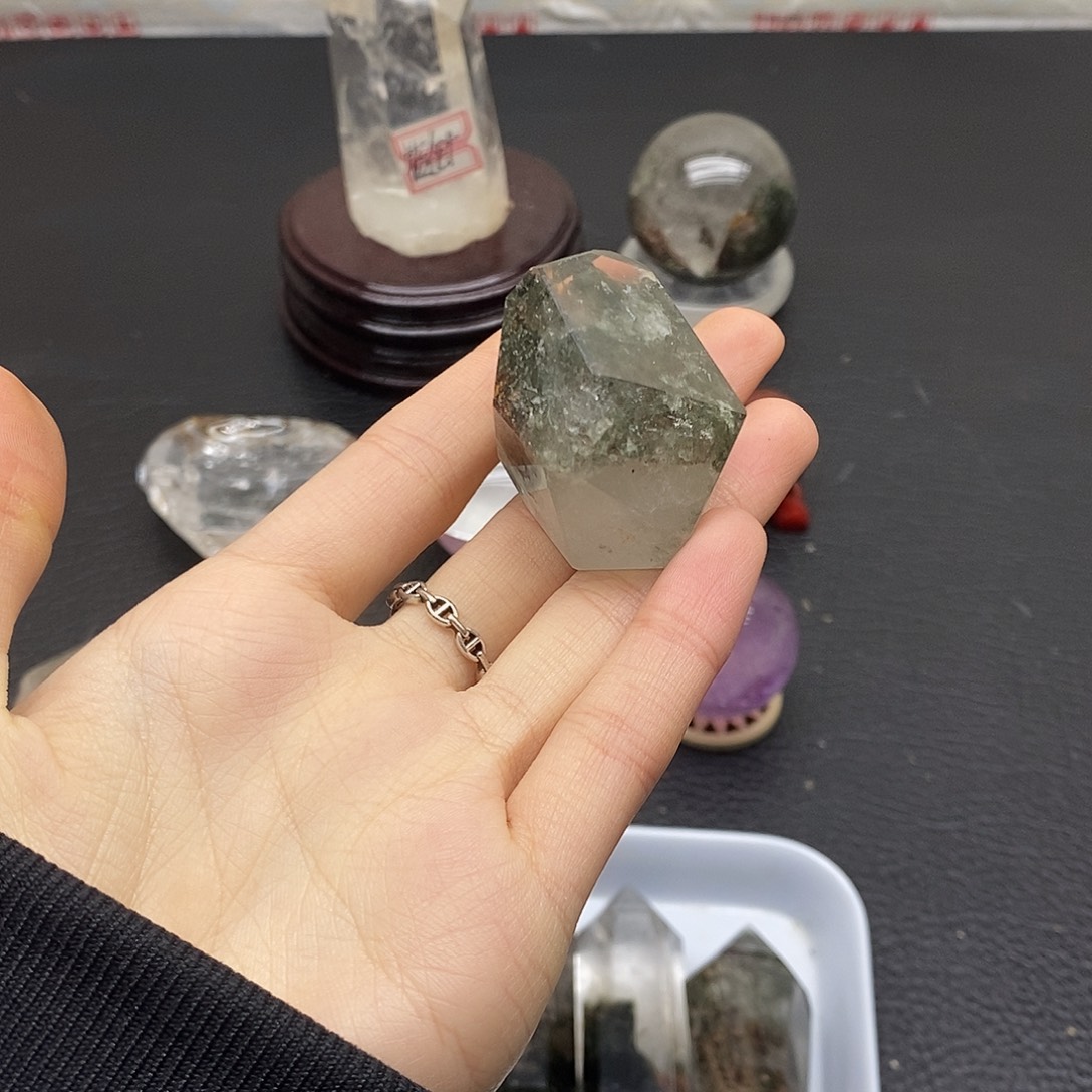 未镶嵌水晶珠宝半成品252水晶石
