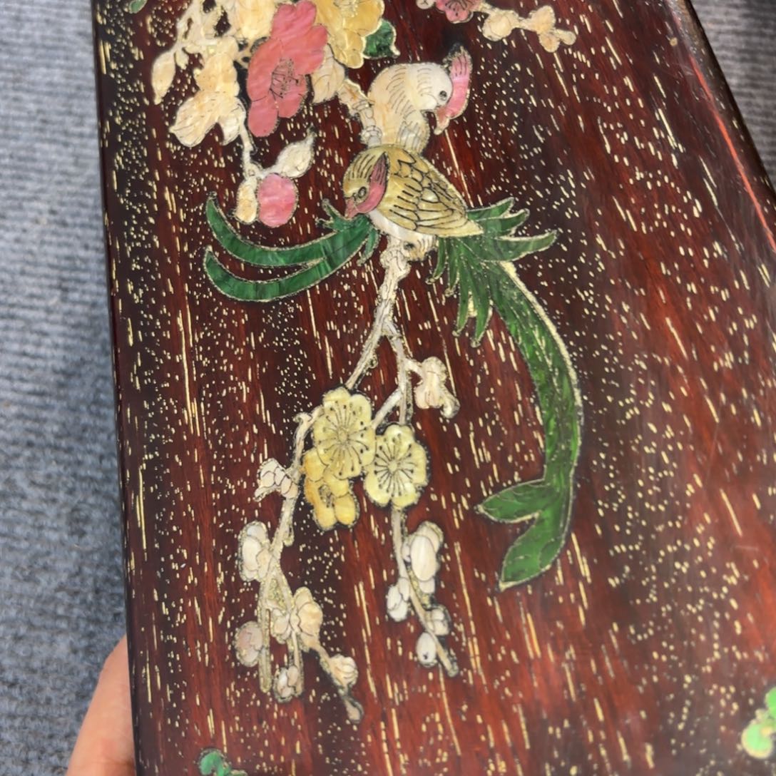 木小叶紫檀独板收纳盒