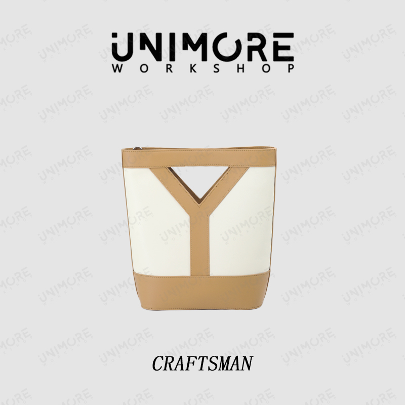 【造物至定制】头层牛皮 三角手提水桶包-UNIMOREWORK SHOP