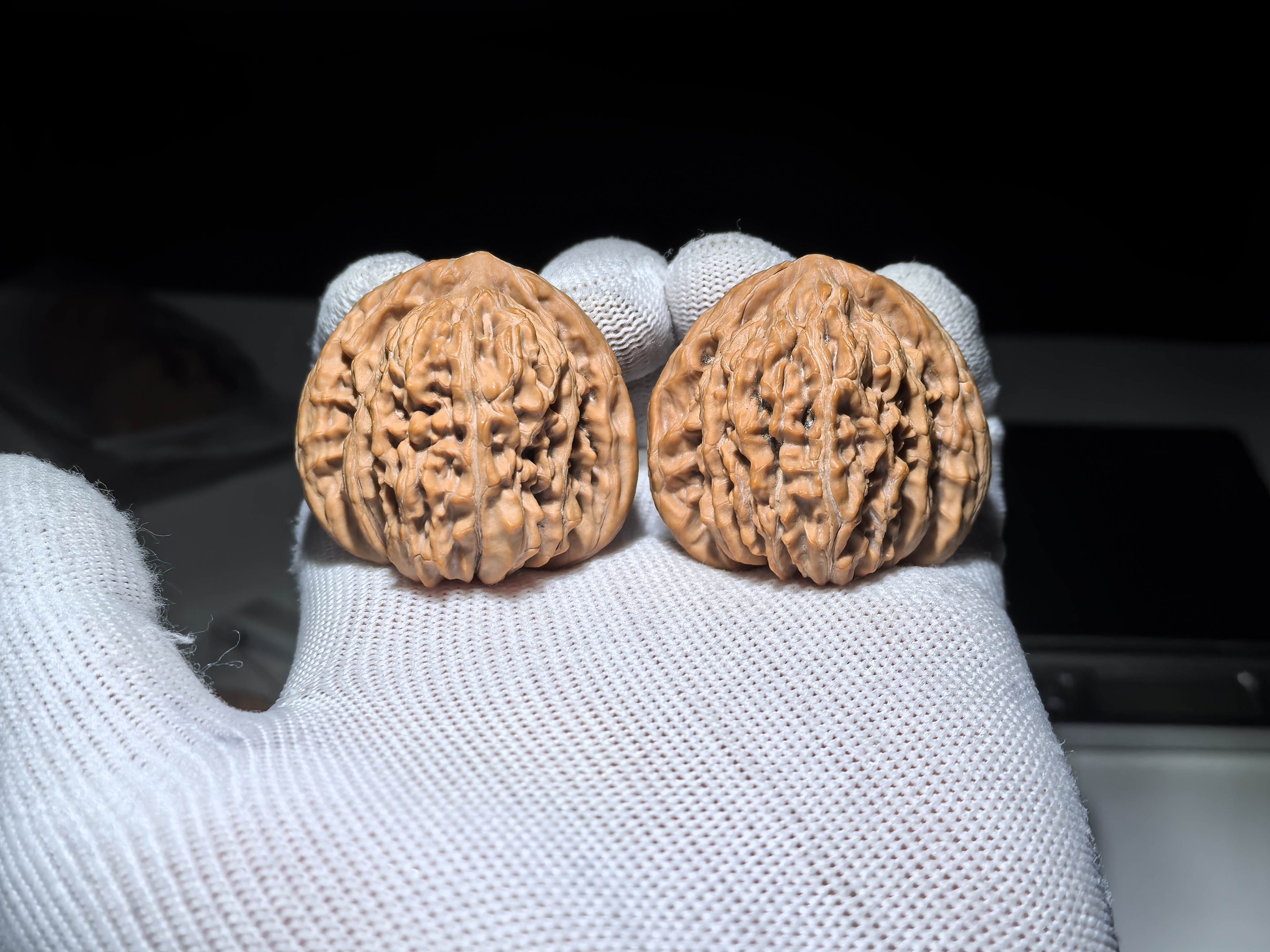 四座楼，平谷楼，全品无修 文玩核桃手把件盘玩