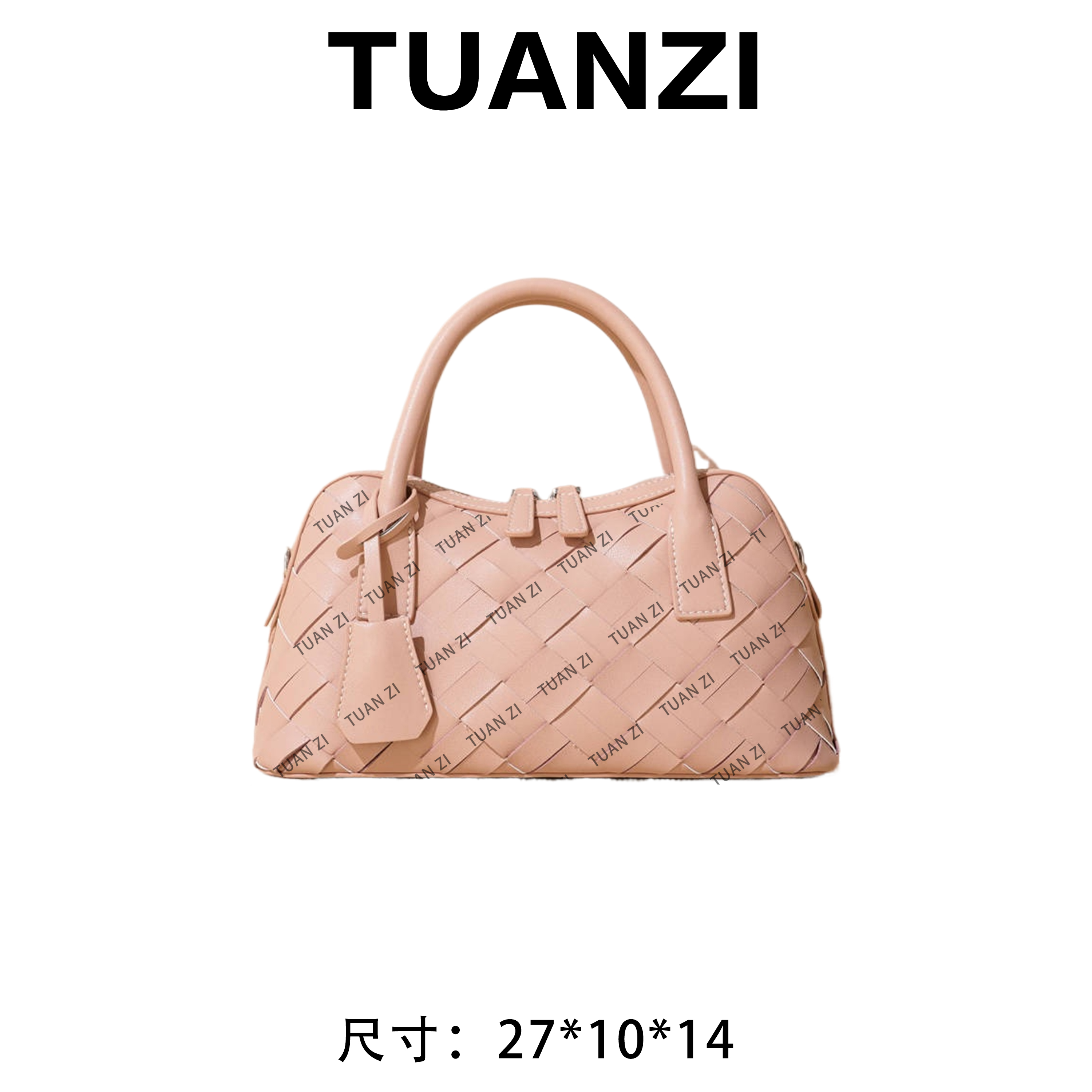 【高端玩家】新款经典女士轻奢时尚腋下女包 ZG-X9274-桃粉色