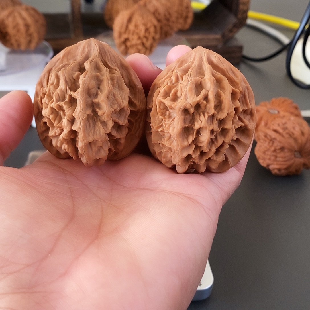 把件文玩核桃帝王狮子头骨质好超棒