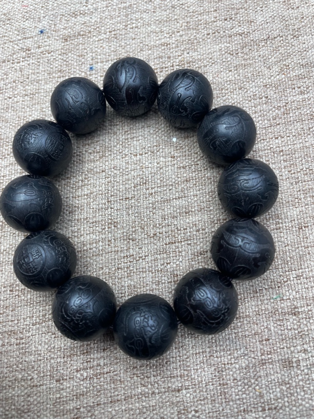 沉香木串文玩老料 1号