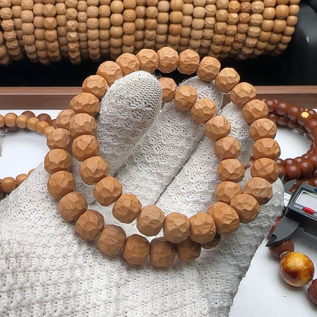 猴头核桃手串黑金无相