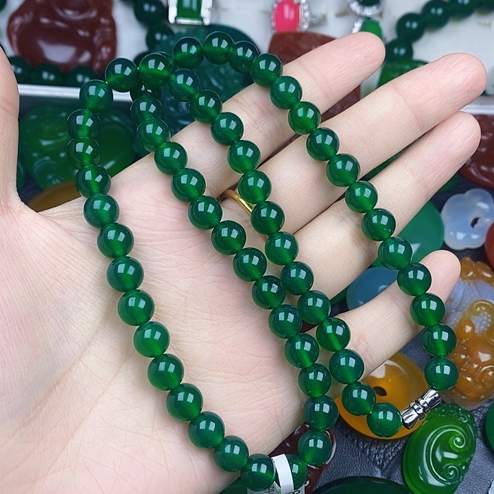 玛瑙/玉髓颈饰未镶嵌卡8