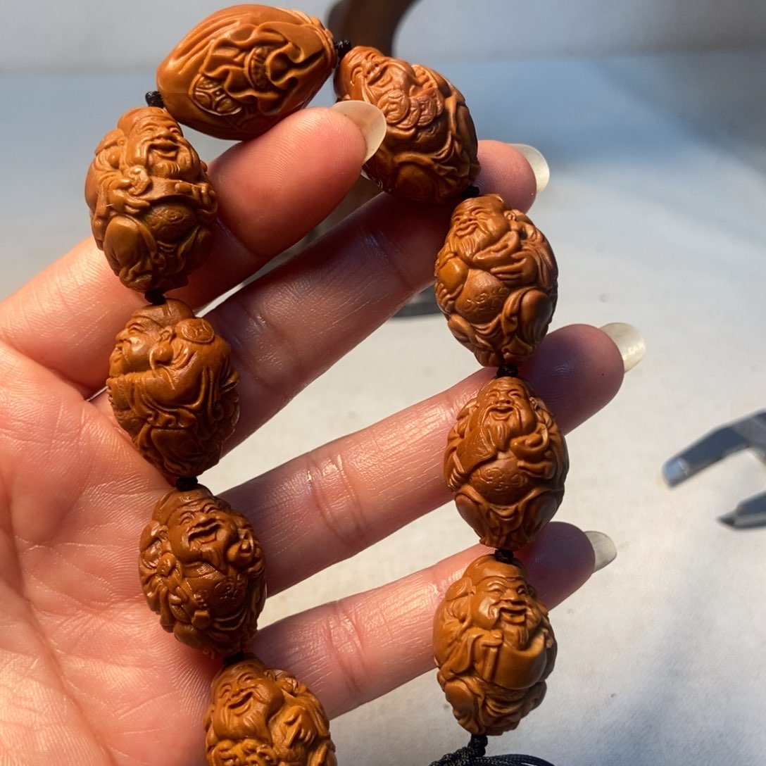 橄榄核手串/手链八方财神1718