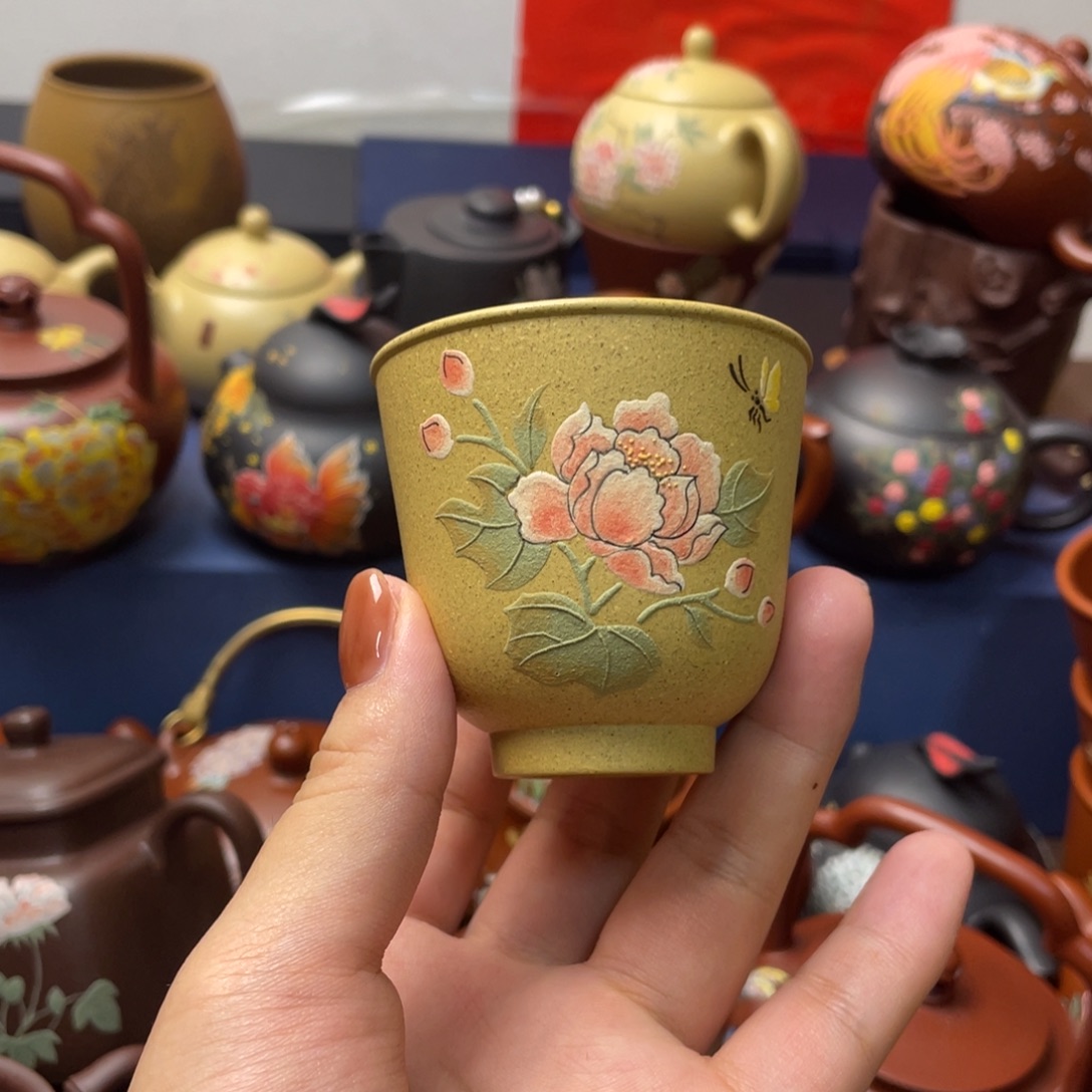 茶杯紫泥紫砂主人杯70cc