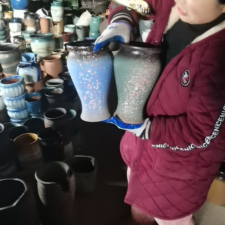 红陶14口26两个盆子