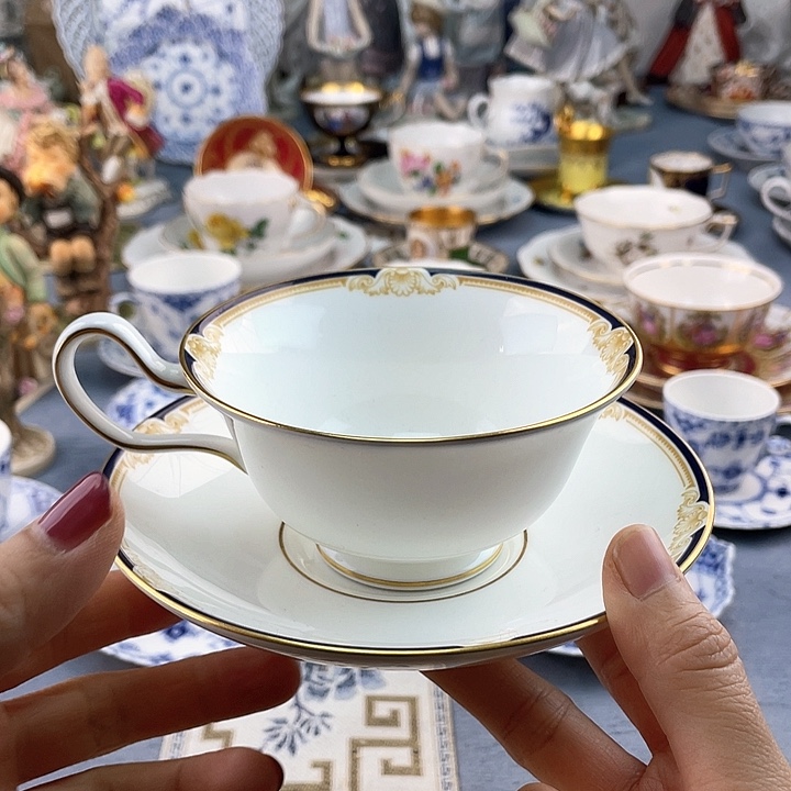 中古欧瓷瓷器小房子