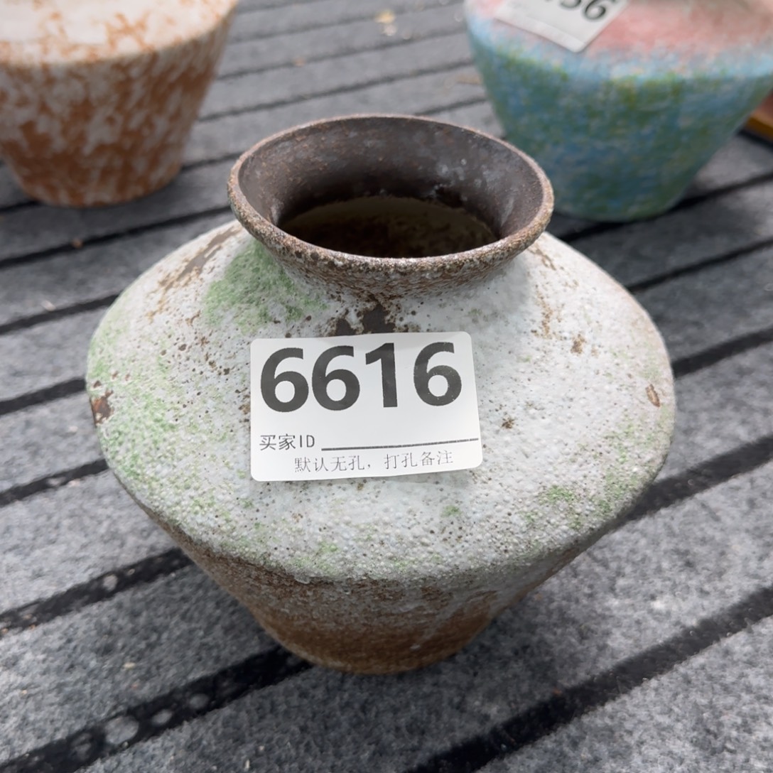 摆件景德镇高温花瓶编码6612高17口6默认无孔