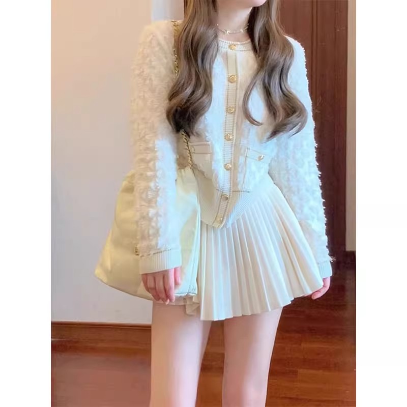   W3081418高端法式小香风女装高级感小洋装韩剧女主穿搭富家千金