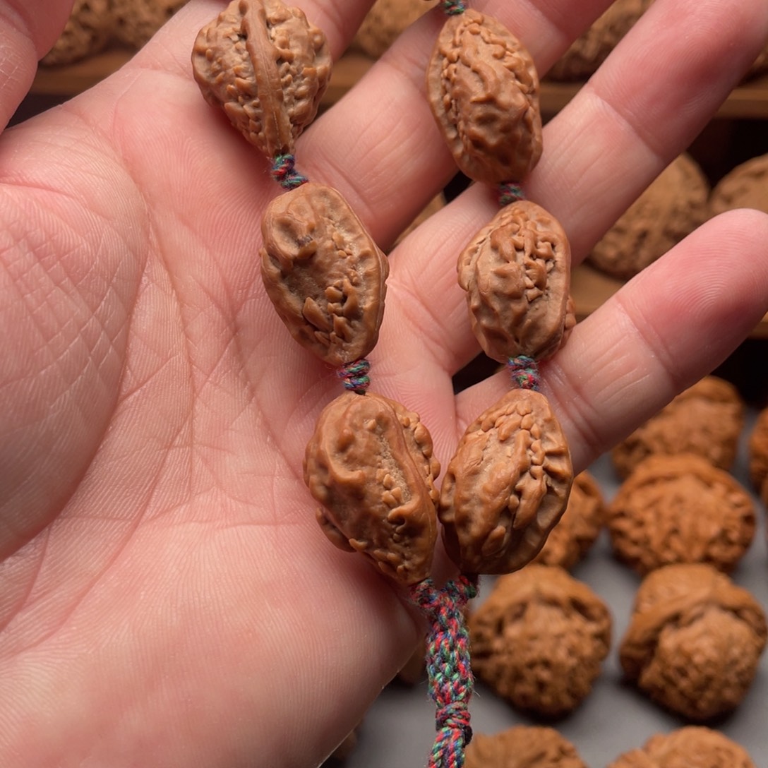 冷***。文玩核桃把件麒麟角