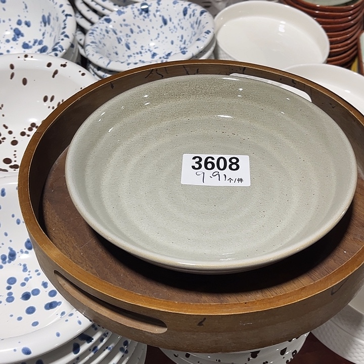 瓷微瑕外贸餐具3608