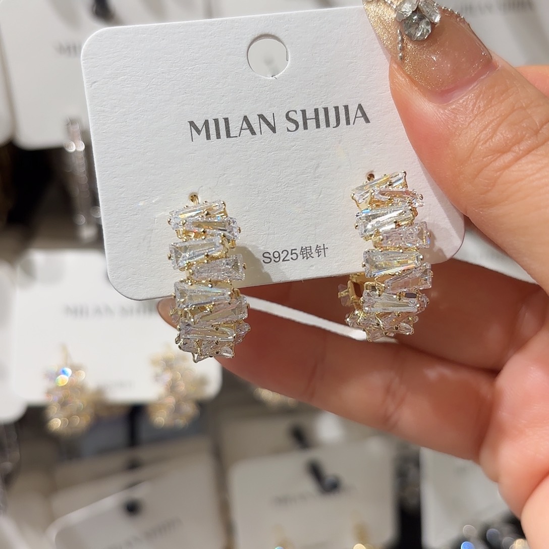 铜合金925银耳钉的