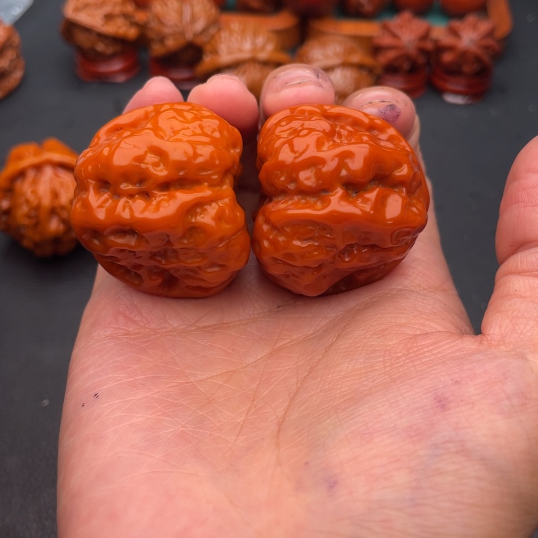 文玩核桃把件蛤蟆头