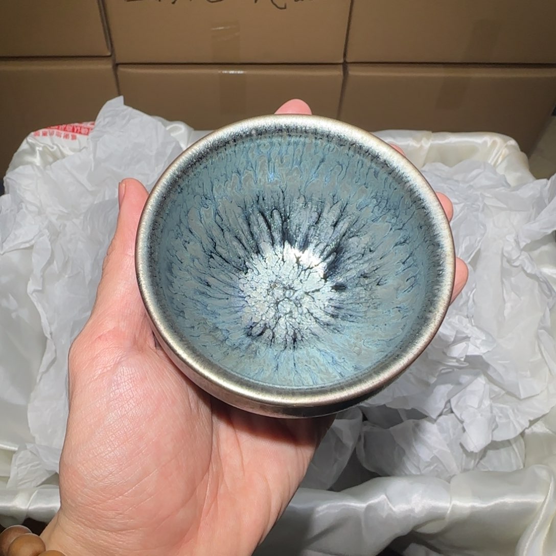 茶盏微瑕建盏，介意勿拍