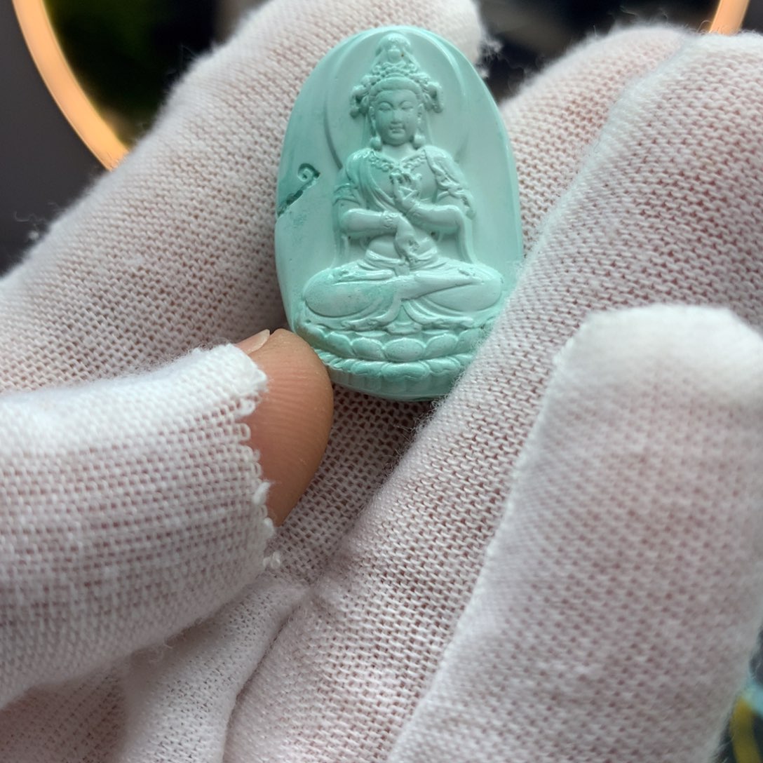 绿松石挂件未镶嵌