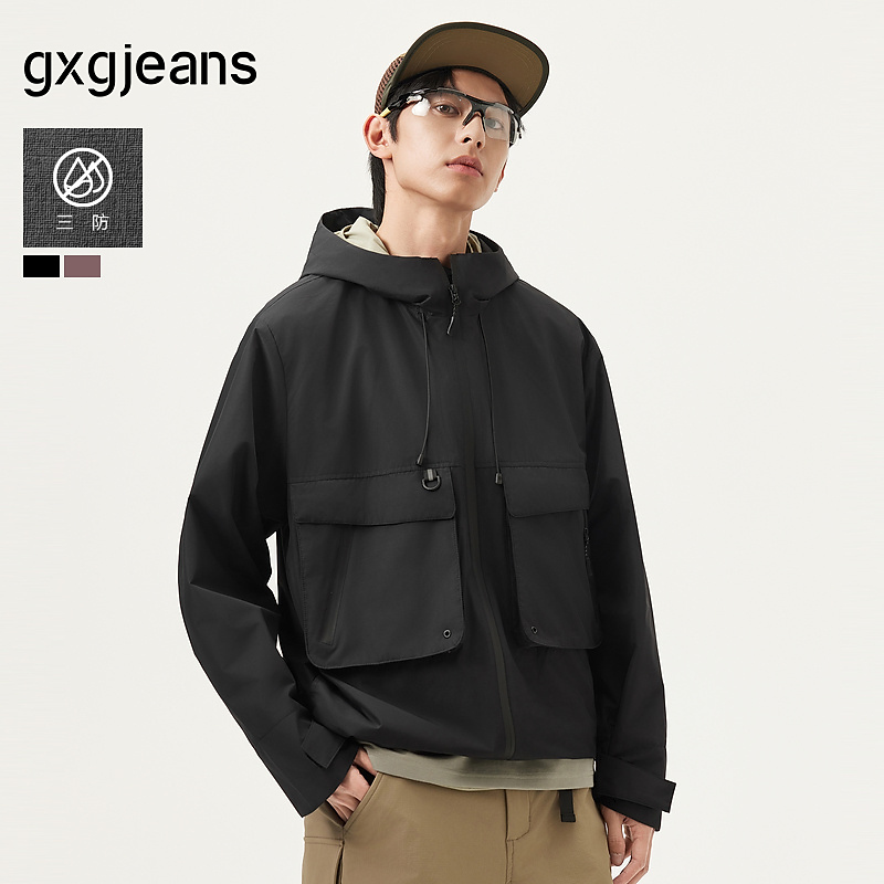 gxg.jeans男装 多口袋夹克外套男士 25年春新品#J25D211004