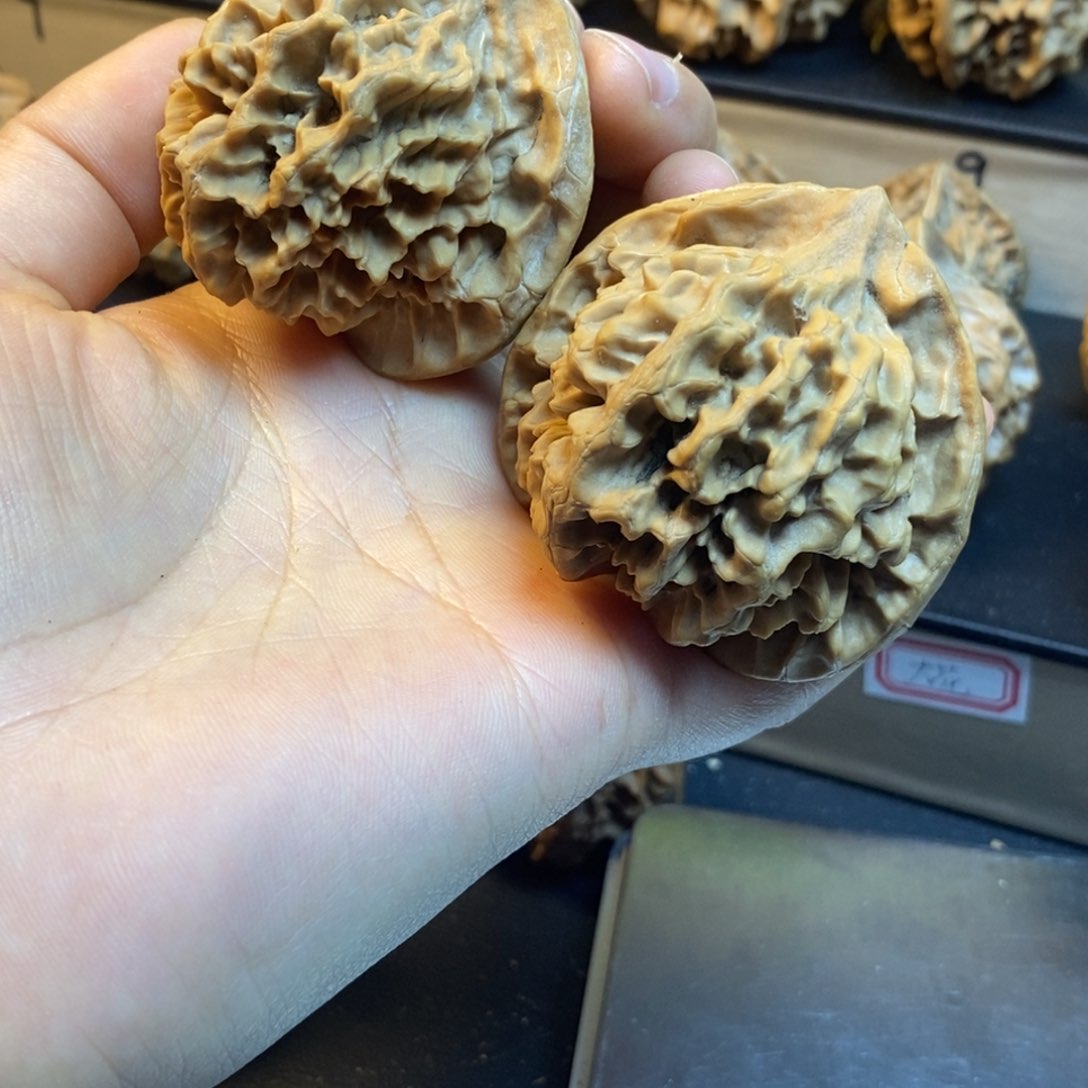 桃核吊坠秦岭大花49有黄