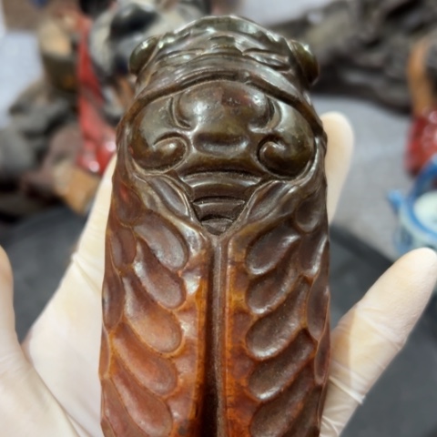 紫砂白玉菩提摆件！！！！！！！！