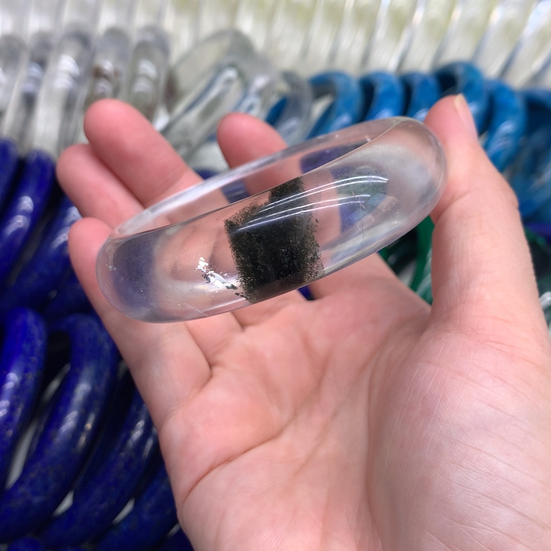 手镯未镶嵌水晶手镯